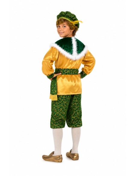 Costume de Page Gaspard Nouveau | Costumes pour Enfants Le Roi du Carnaval